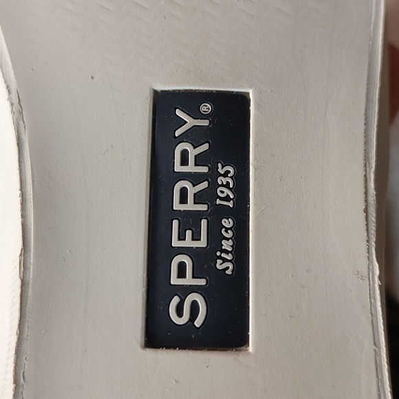 Sperry seaside top-sider 8 M quilted suede leather champagne shoes. NWOT in box. - Picture 6 of 8